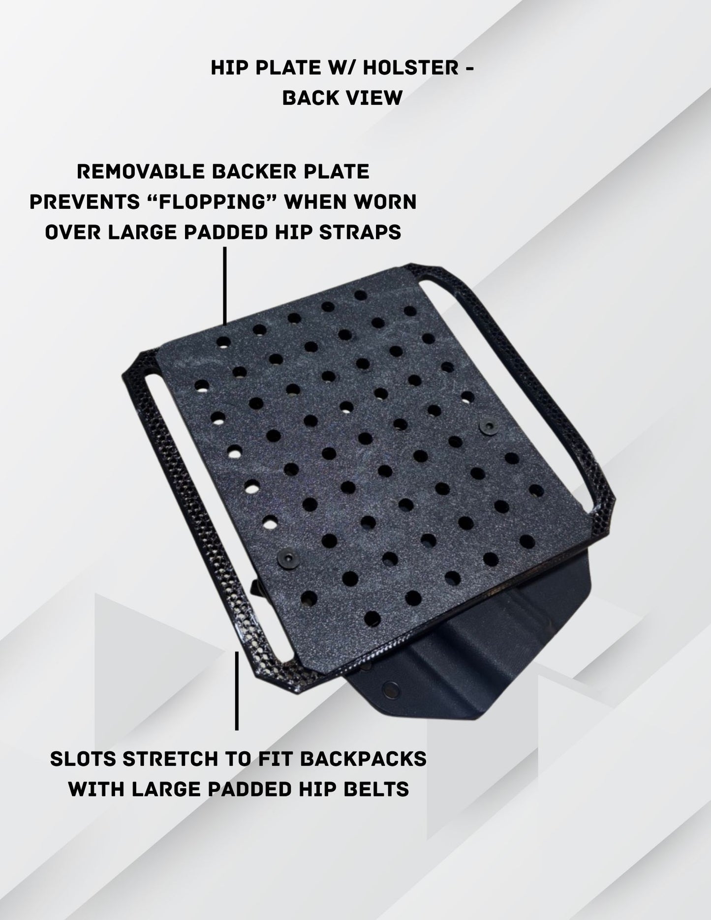 Hip Plate for backpacks